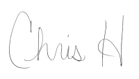 Chris H Signiture