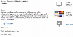 Scam Alert! - Apple Phishing Scam Going Around