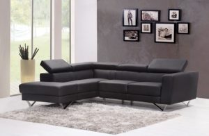 sofa black gray