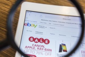 CHIANG MAI, THAILAND – September 17, 2014: Close up of ebay.com