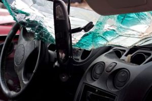 Crashed Automobile Interior