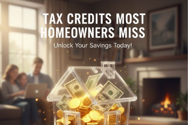 Tax Credits Most Homeowners Miss on Energy-Efficient Improvements