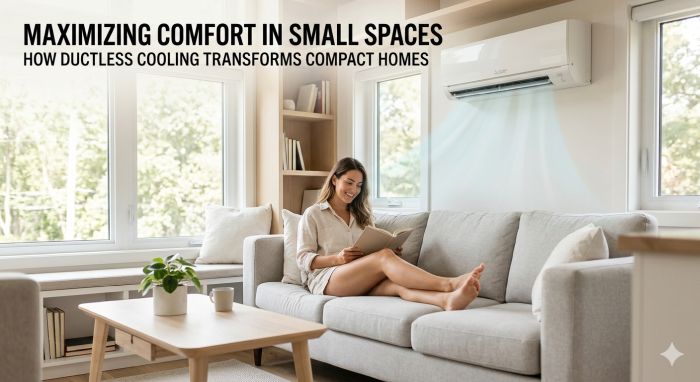 How Ductless Cooling Makes Small Homes Feel More Comfortable